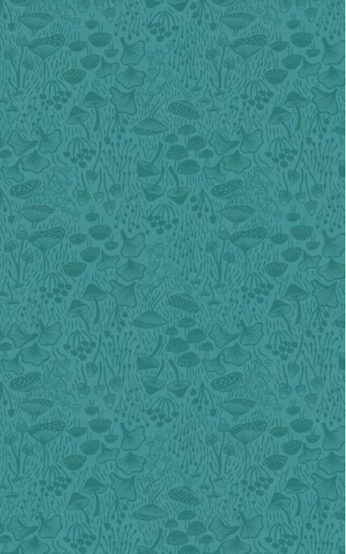 Lewis & Irene Quiltshop Hochwertige, gewebte Baumwolle für den Winterschlaf, Pilze, Anthrazit