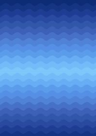Lewis & Irene Quiltshop Hochwertige Baumwolle Moontide Waves blau, blaugrün
