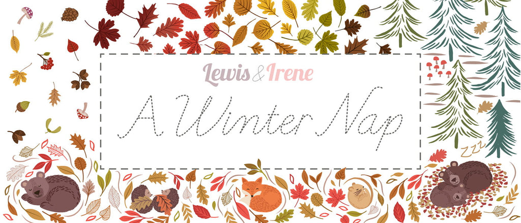 2021 A Winter Nap Lewis & Irene Quiltshop Quality Cotton Woven