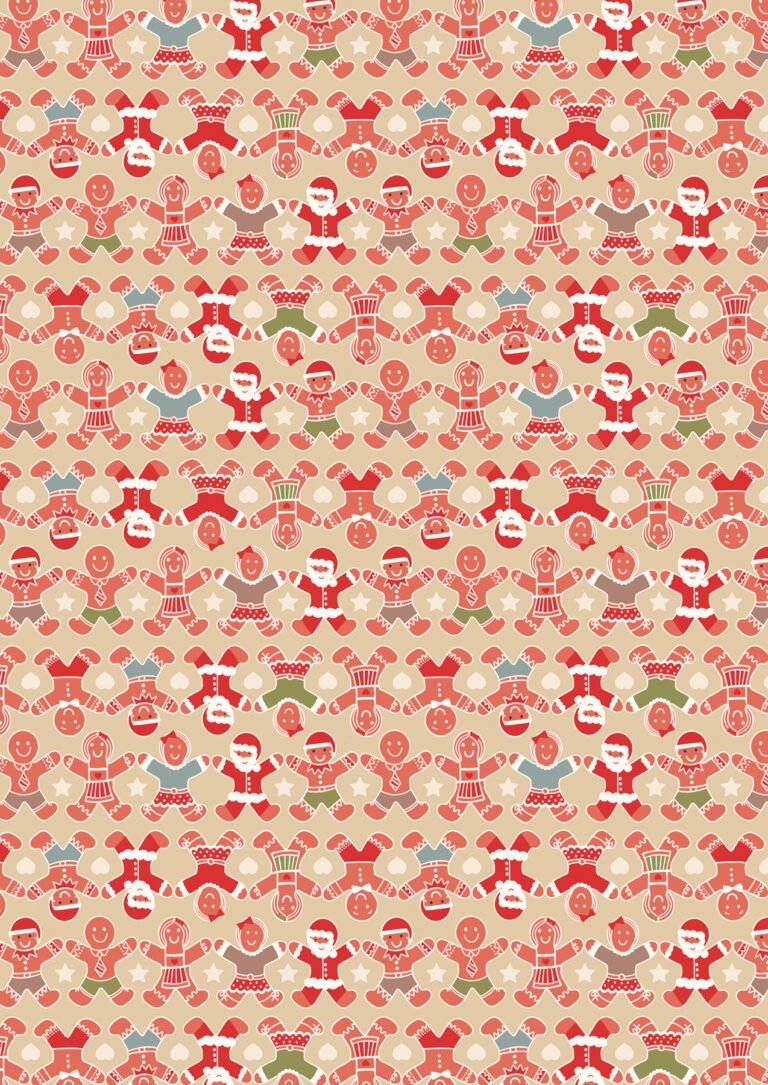 2022 Gingerbread Season Lewis & Irene Quiltshop Quality Cotton Woven