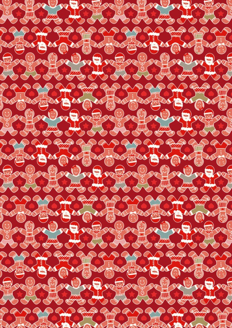 2022 Gingerbread Season Lewis & Irene Quiltshop Quality Cotton Woven