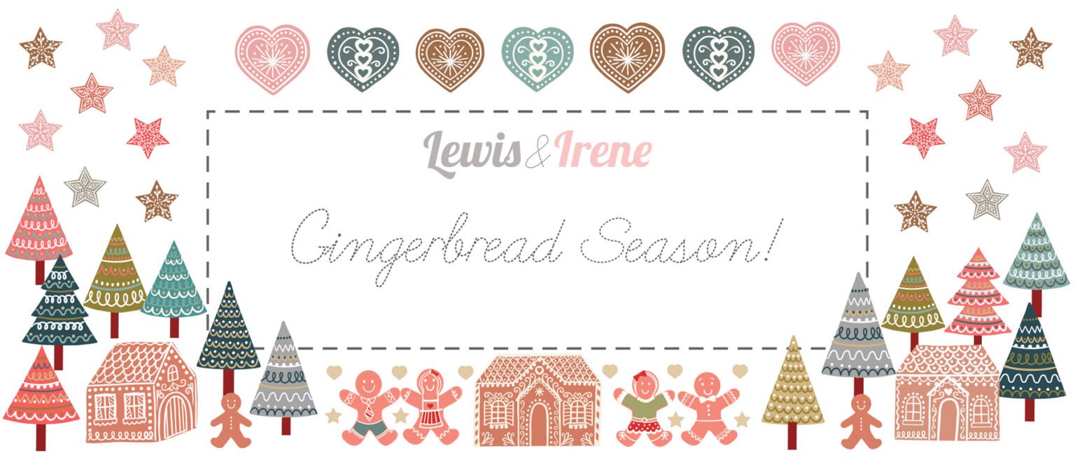 2022 Gingerbread Season Lewis & Irene Quiltshop Quality Cotton Woven
