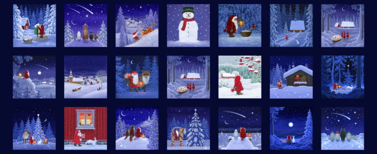 2023 Tomtens Forest Friends Lewis & Irene Quiltshop Quality Cotton