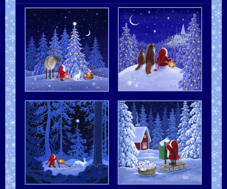 2023 Tomtens Forest Friends Lewis & Irene Quiltshop Quality Cotton