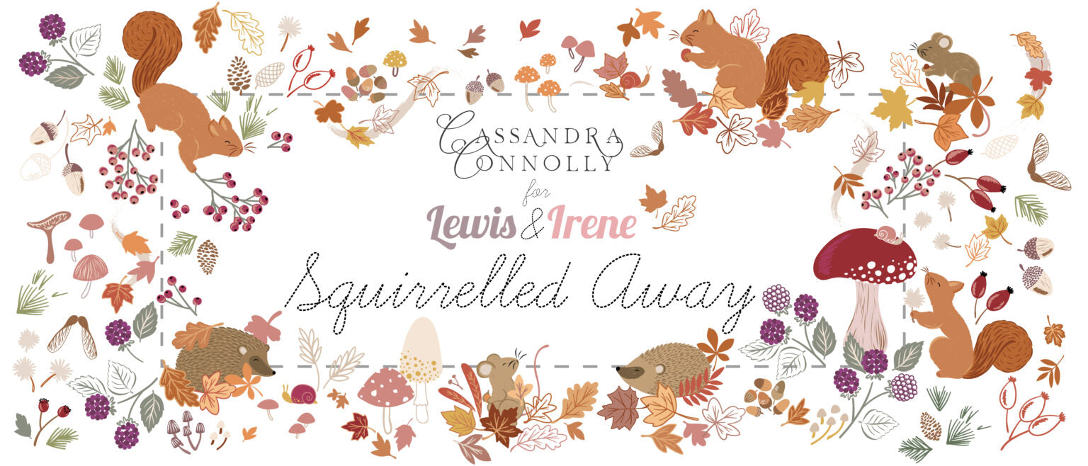 2023 Squirreled Away Lewis & Irene Quiltshop Quality Cotton Woven