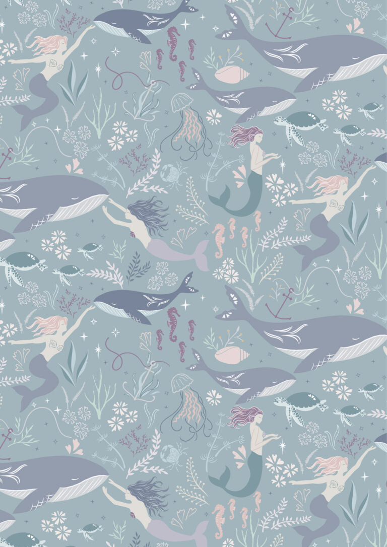 2023 Sound of the Sea Collection Lewis & Irene Quiltshop Quality Cotton