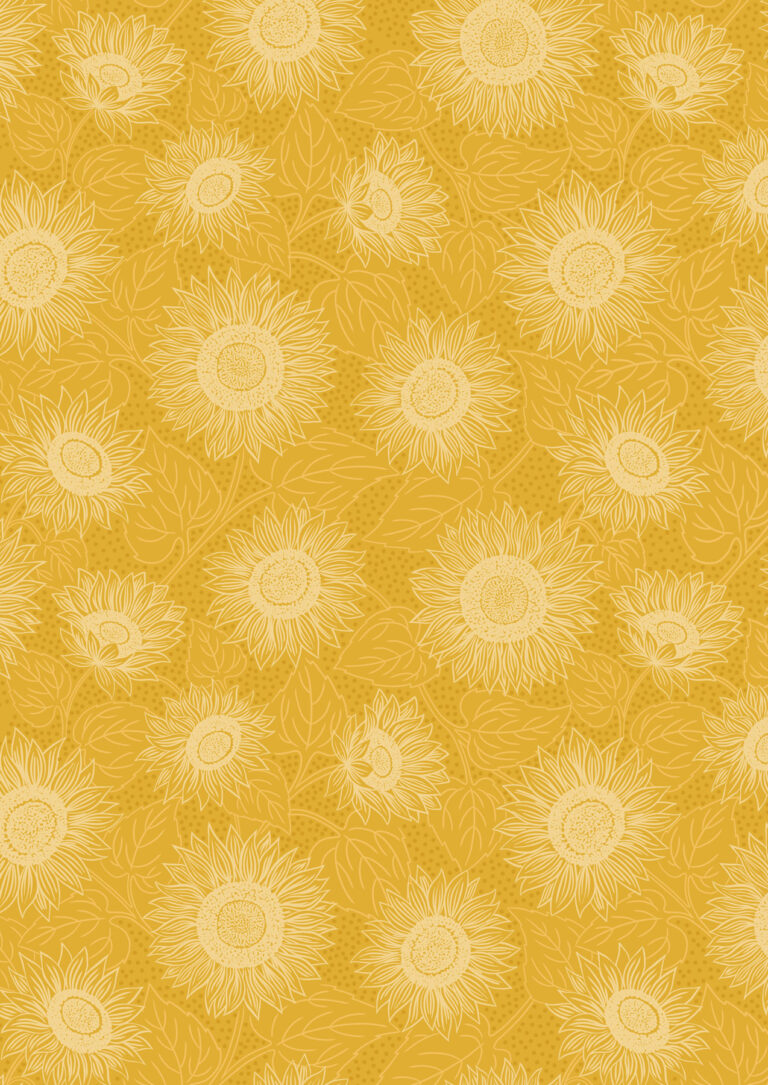 2023 Sunflower and Bees Lewis & Irene Quiltshop Quality Cotton Woven