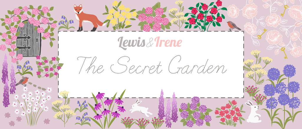 2023 The Secret Garden Lewis & Irene Quiltshop Quality Cotton Woven